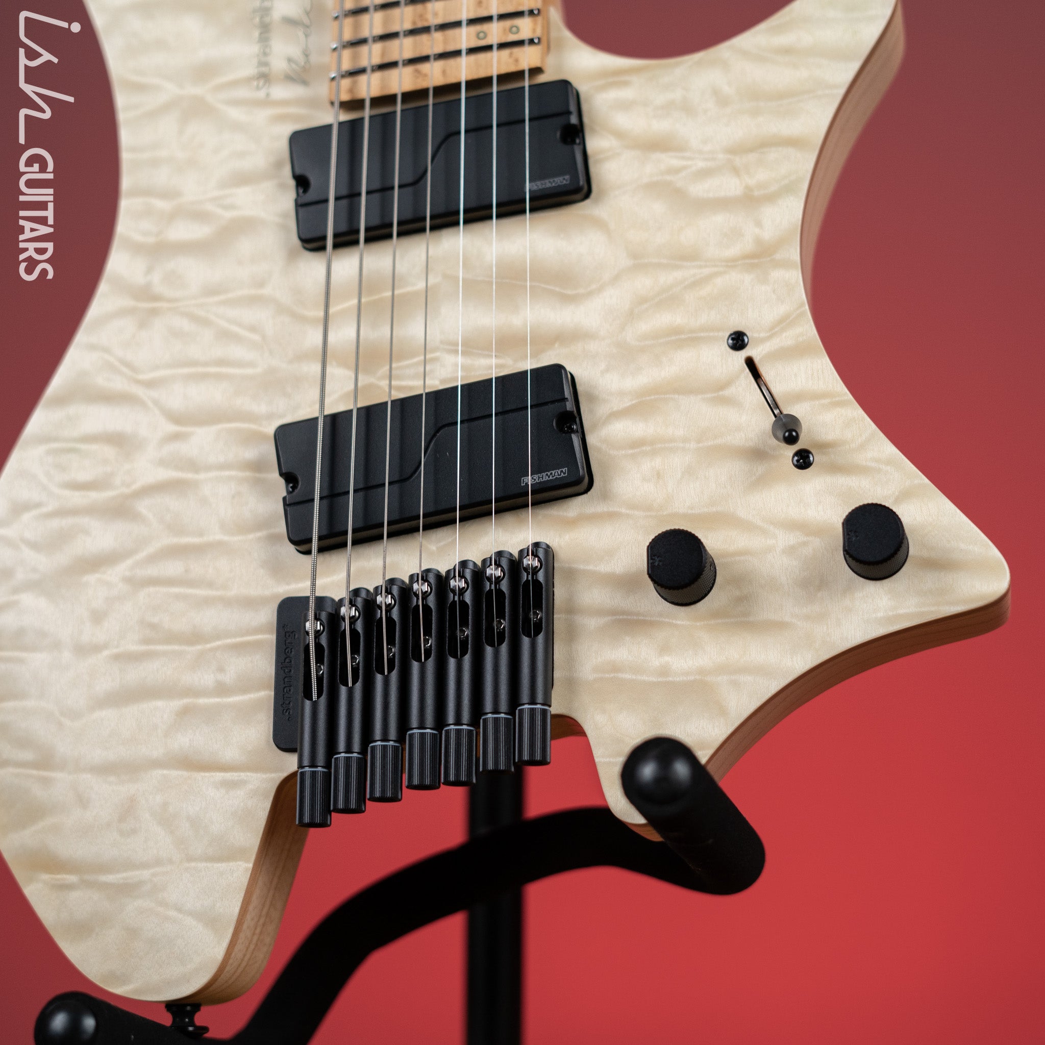Strandberg Boden Original NX 7 Natural Quilted Maple – Ish Guitars