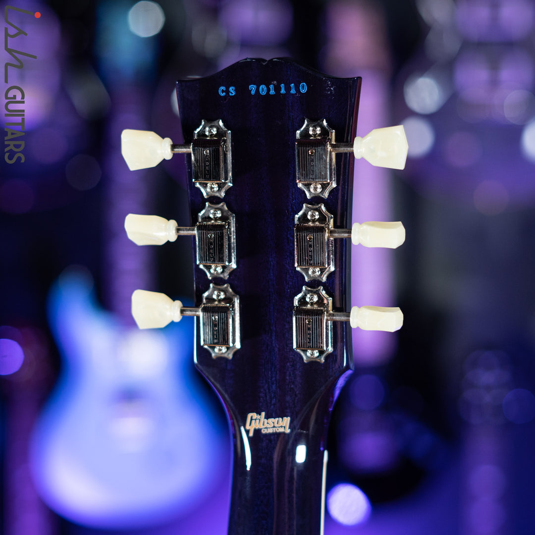 2017 Gibson Custom Shop USA Les Paul Bigsby (Class 5 COA) Faded Blue Flame