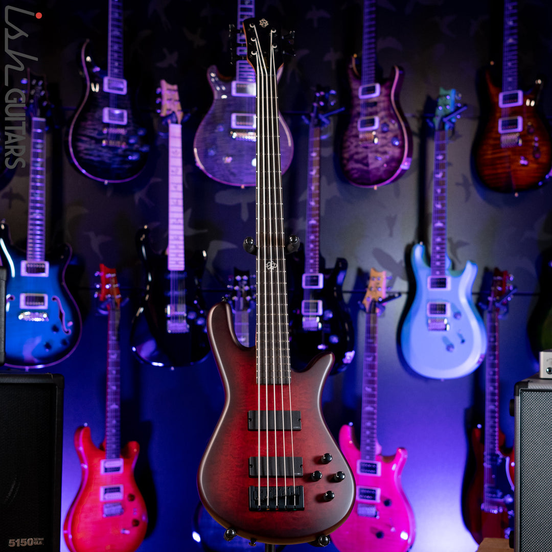 Spector NS Pulse II 5-String Bass Black Cherry Matte Demo