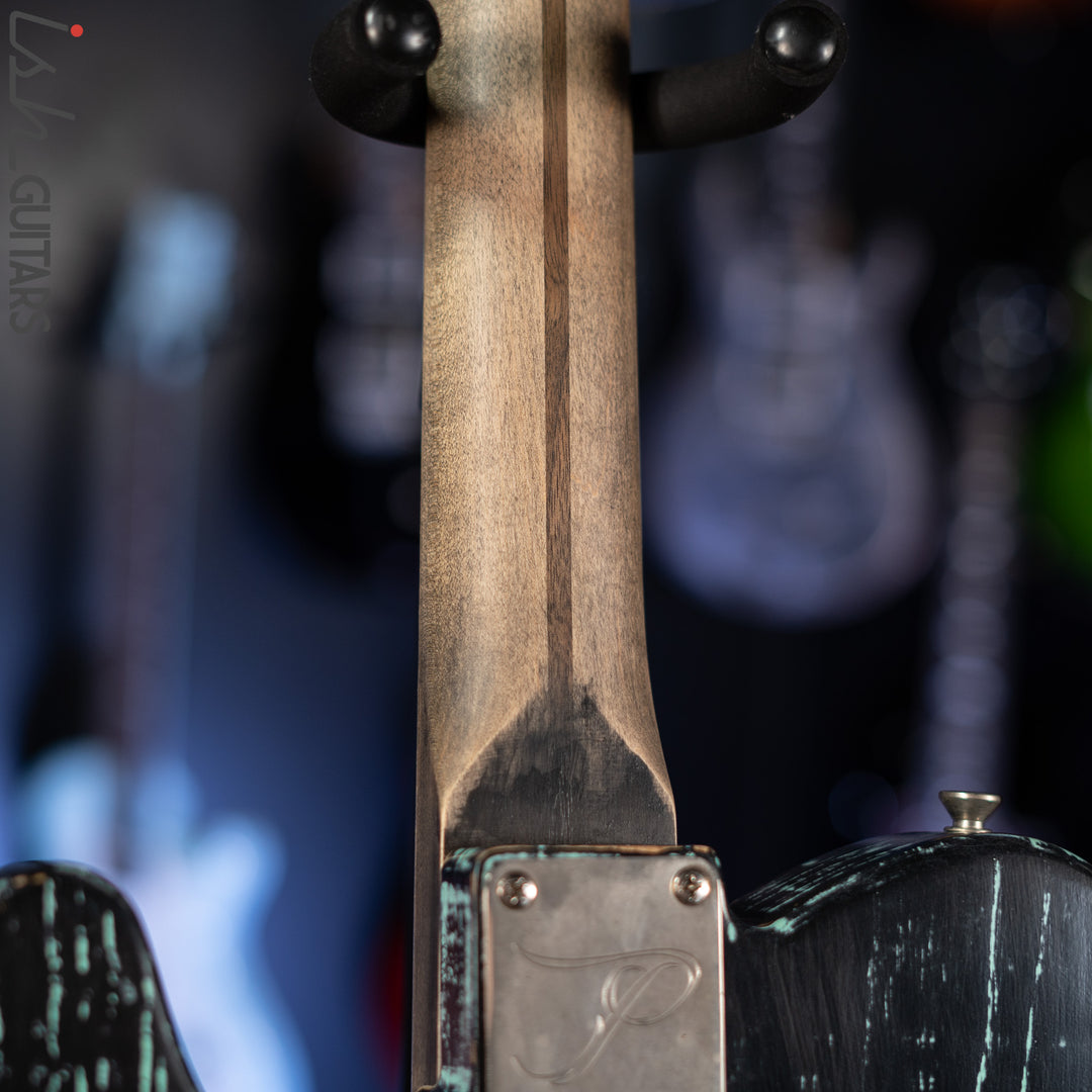 2015 Palir Pinstripe Titan Tele Aged Black/Kelly Green
