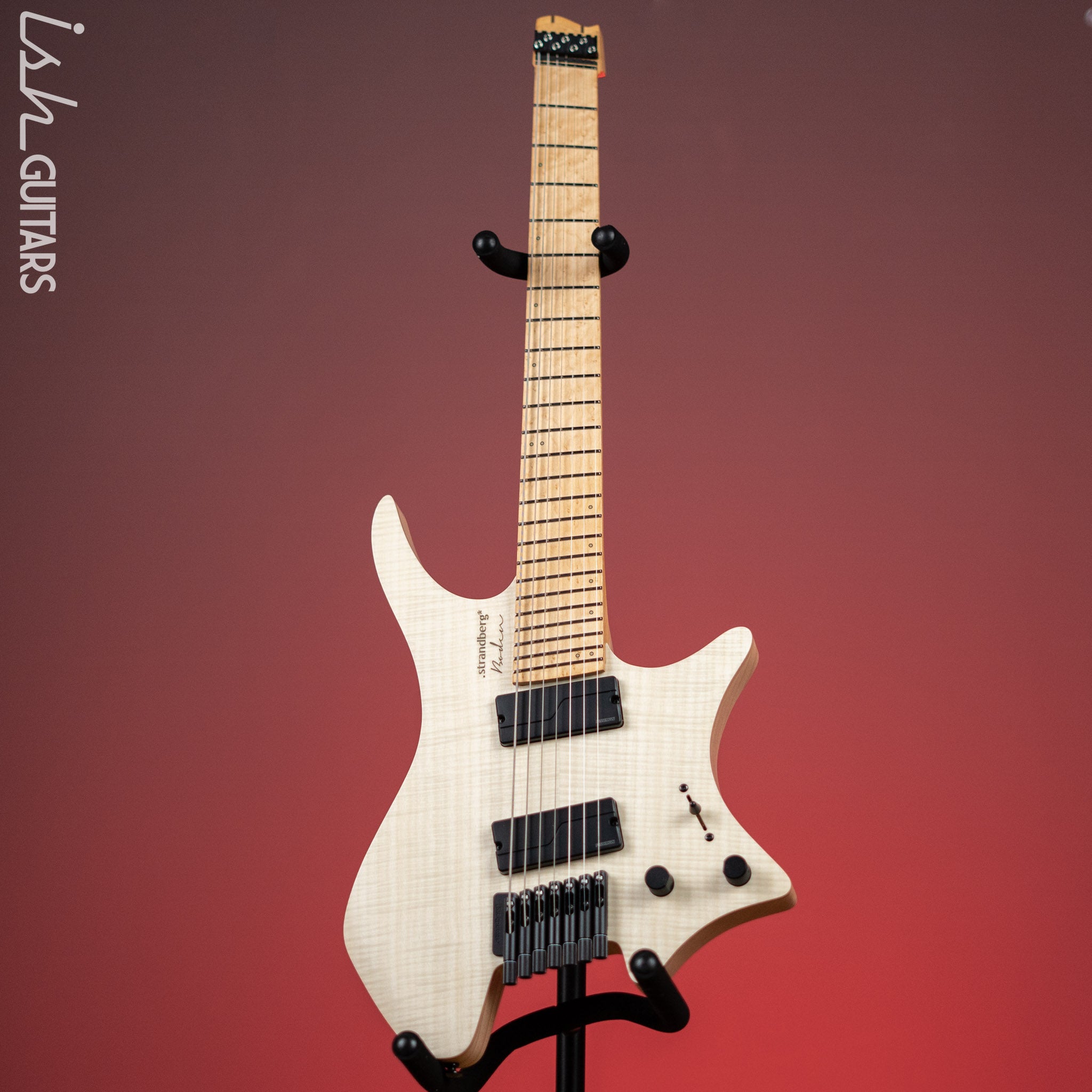 Strandberg Boden Original NX 7 Natural Flame Maple Demo – Ish Guitars