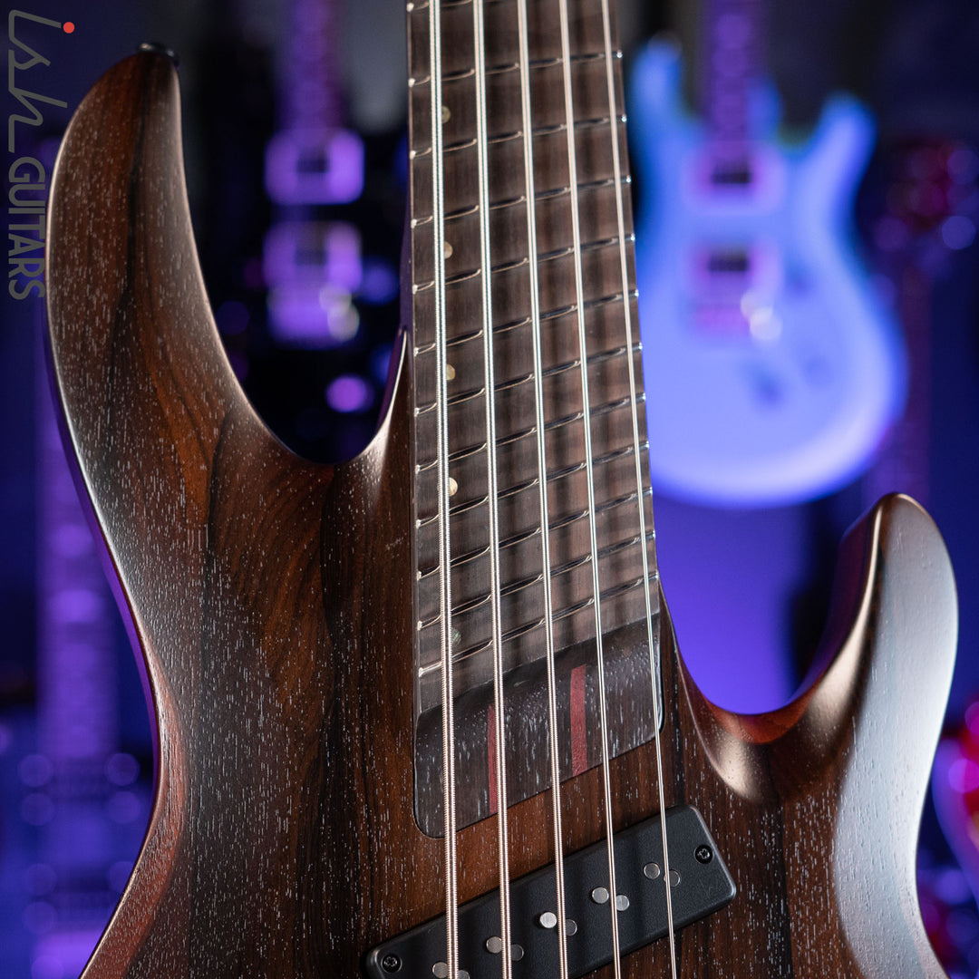 ESP LTD B1005MS Multi-Scale 5-String Bass Ziricote Top Natural Satin Demo