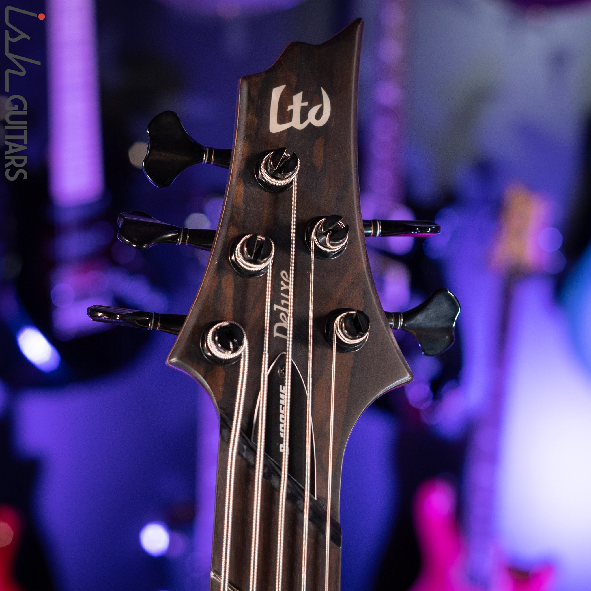 ESP LTD B1005MS Multi-Scale 5-String Bass Ziricote Top Natural
