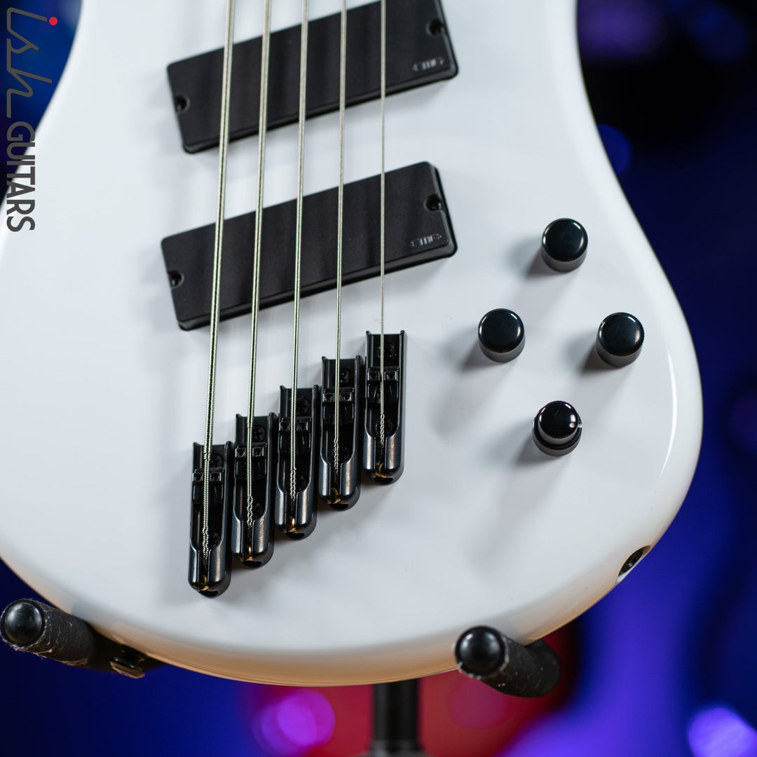 Ish X Spector NS Dimension 5 String EMG Darkglass White Gloss DEMO