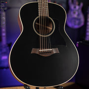 Taylor GTe Grand Theater Acoustic-Electric Guitar Blacktop