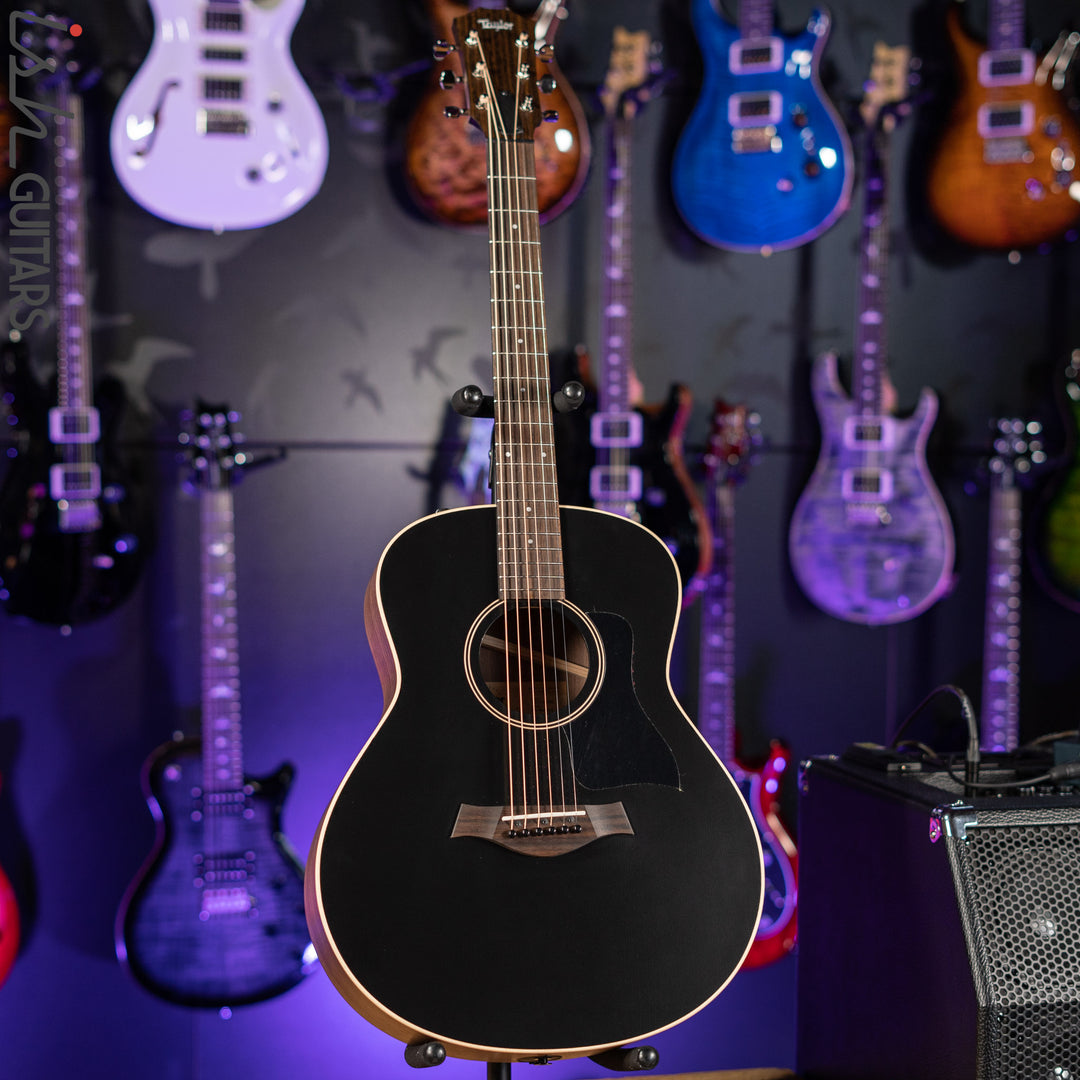 Taylor GTe Grand Theater Acoustic-Electric Guitar Blacktop