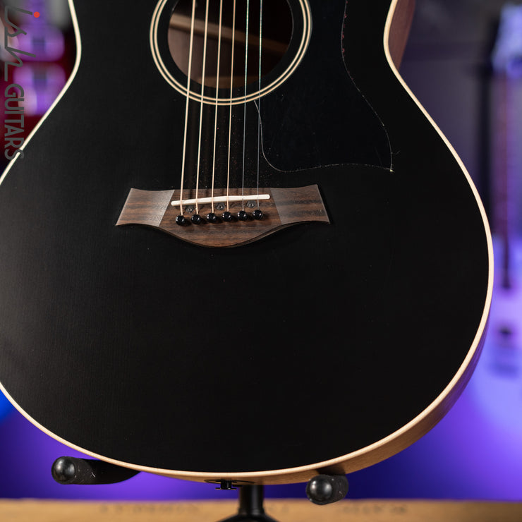 Taylor GTe Grand Theater Acoustic-Electric Guitar Blacktop