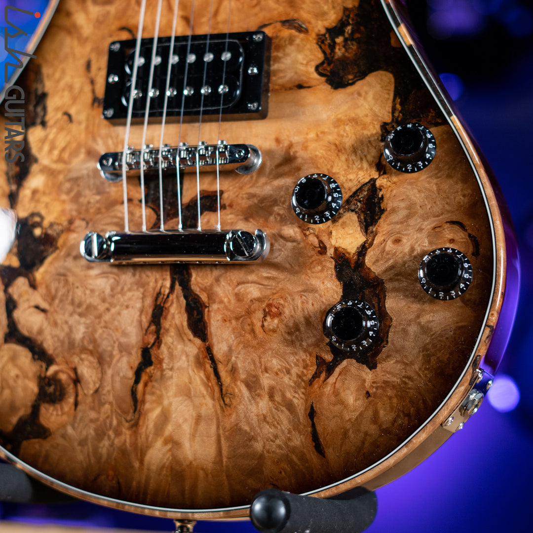 Knaggs SSC Steve Stevens Natural Black Burst Burl Maple