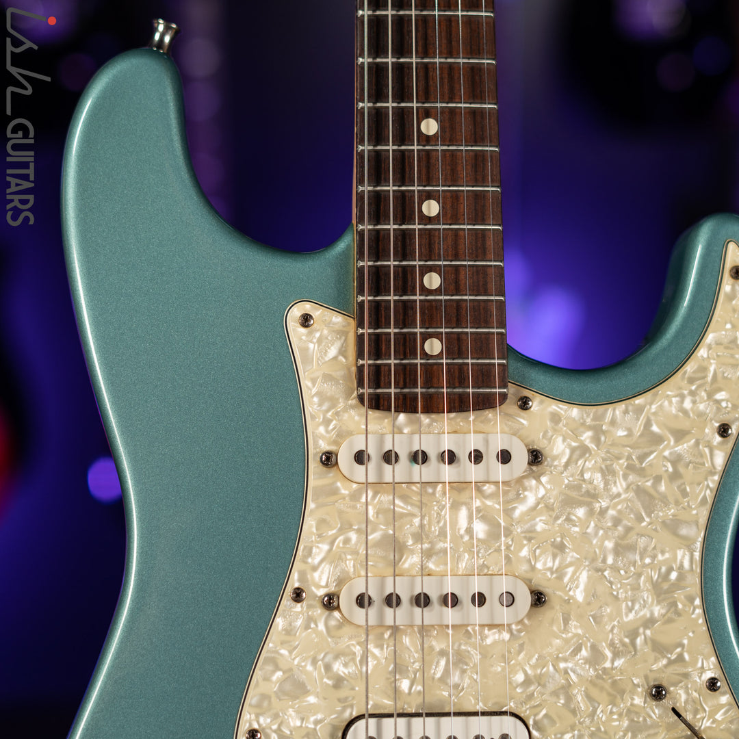 1996 Fender Lone Star Stratocaster Strat Teal Green Metallic