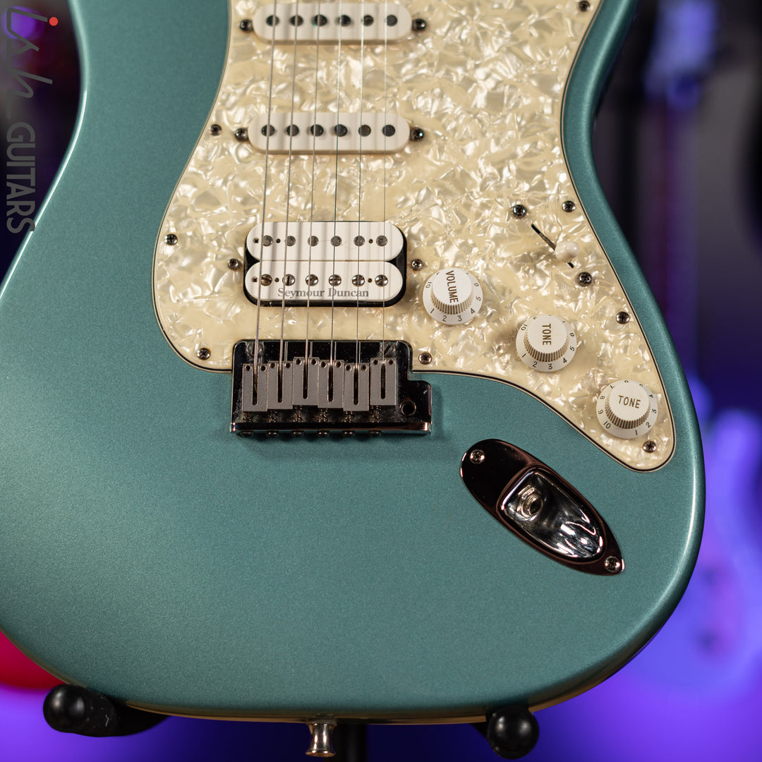 1996 Fender Lone Star Stratocaster Strat Teal Green Metallic