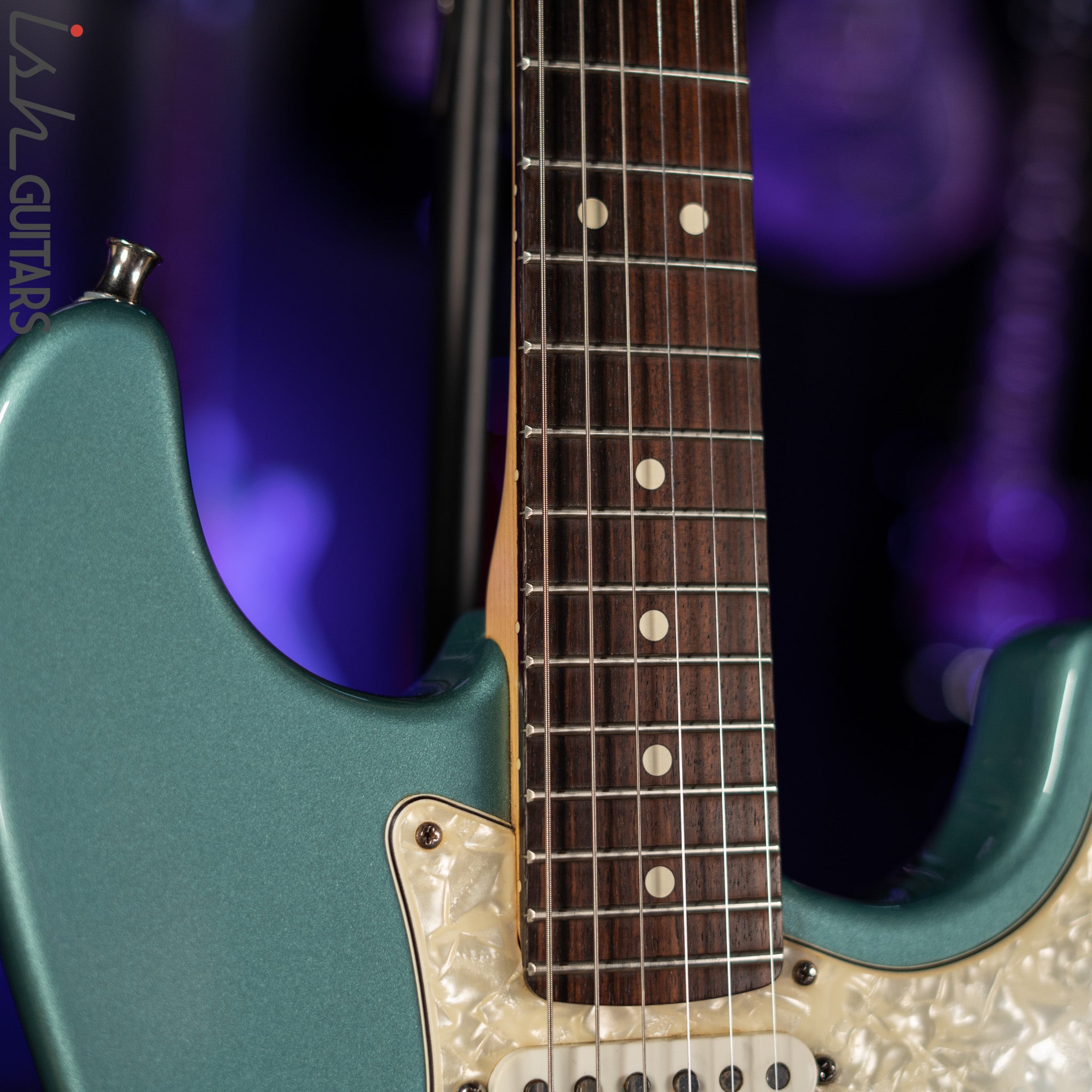 1996 Fender Lone Star Stratocaster Strat Teal Green Metallic – Ish
