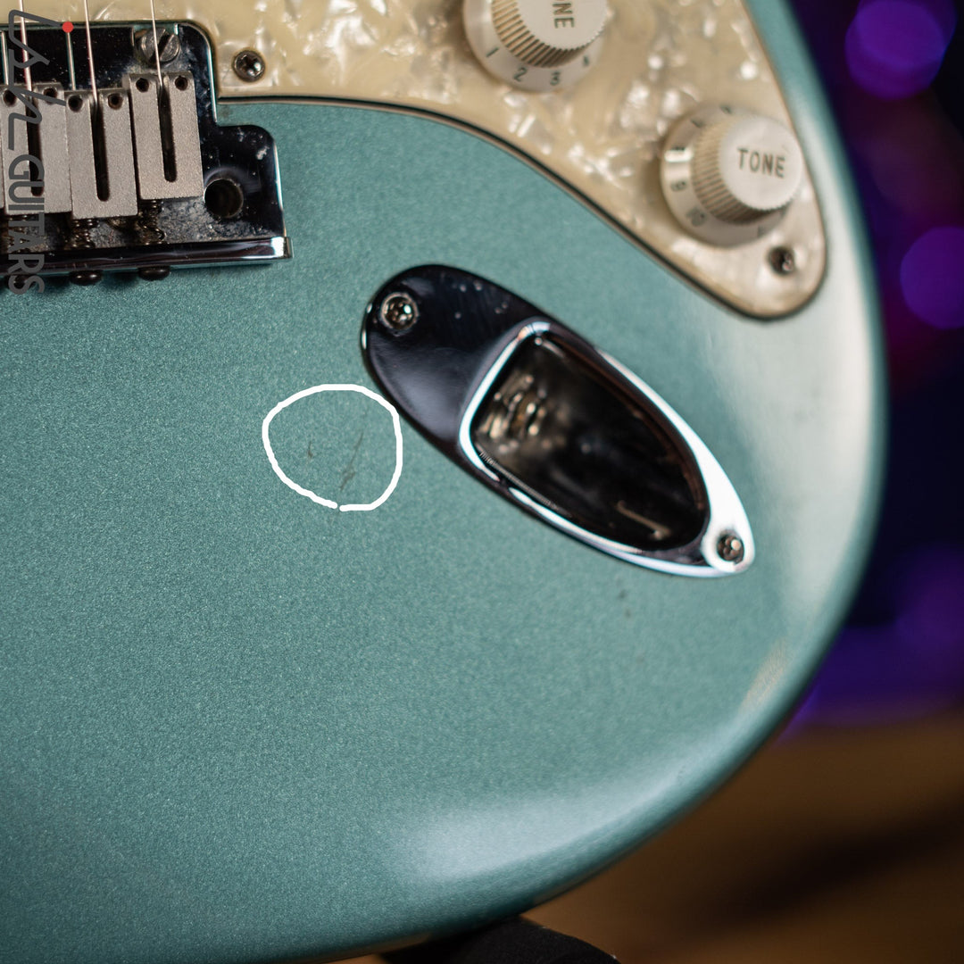 1996 Fender Lone Star Stratocaster Strat Teal Green Metallic