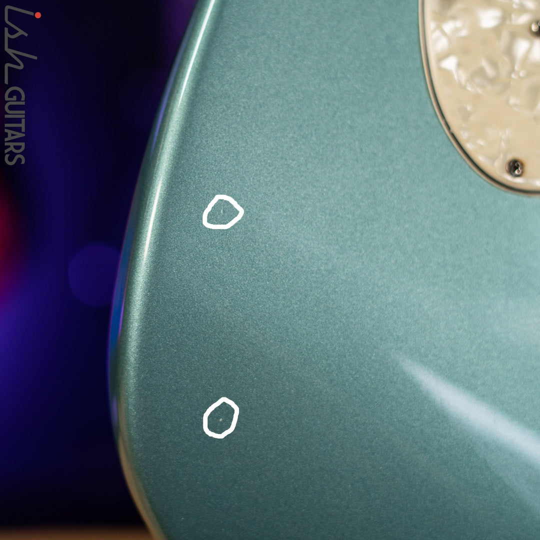 1996 Fender Lone Star Stratocaster Strat Teal Green Metallic