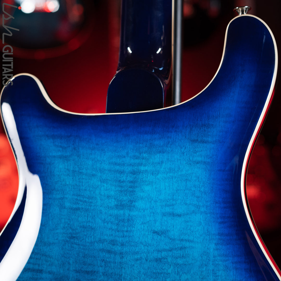 PRS SE Hollowbody II Faded Blue Burst Demo