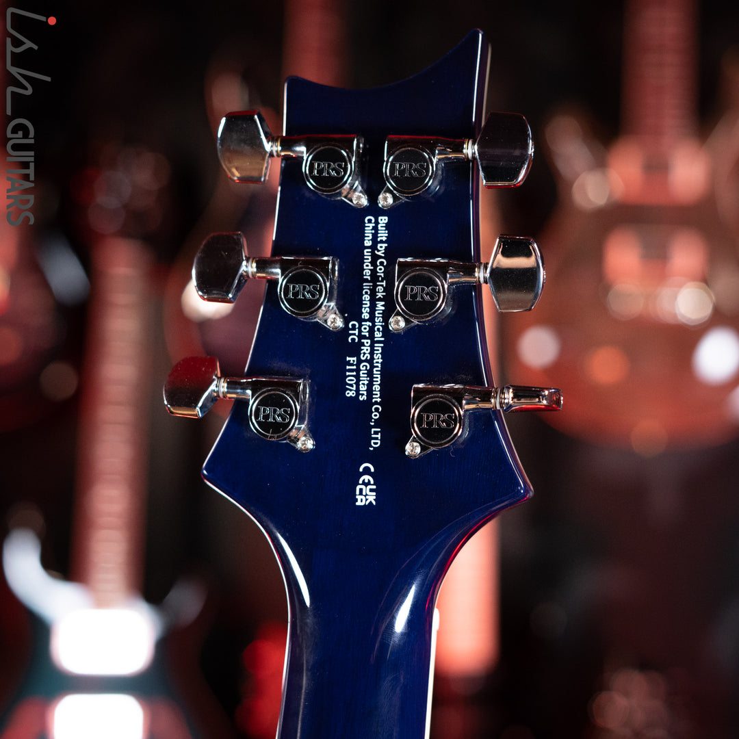 PRS SE Hollowbody II Faded Blue Burst Demo
