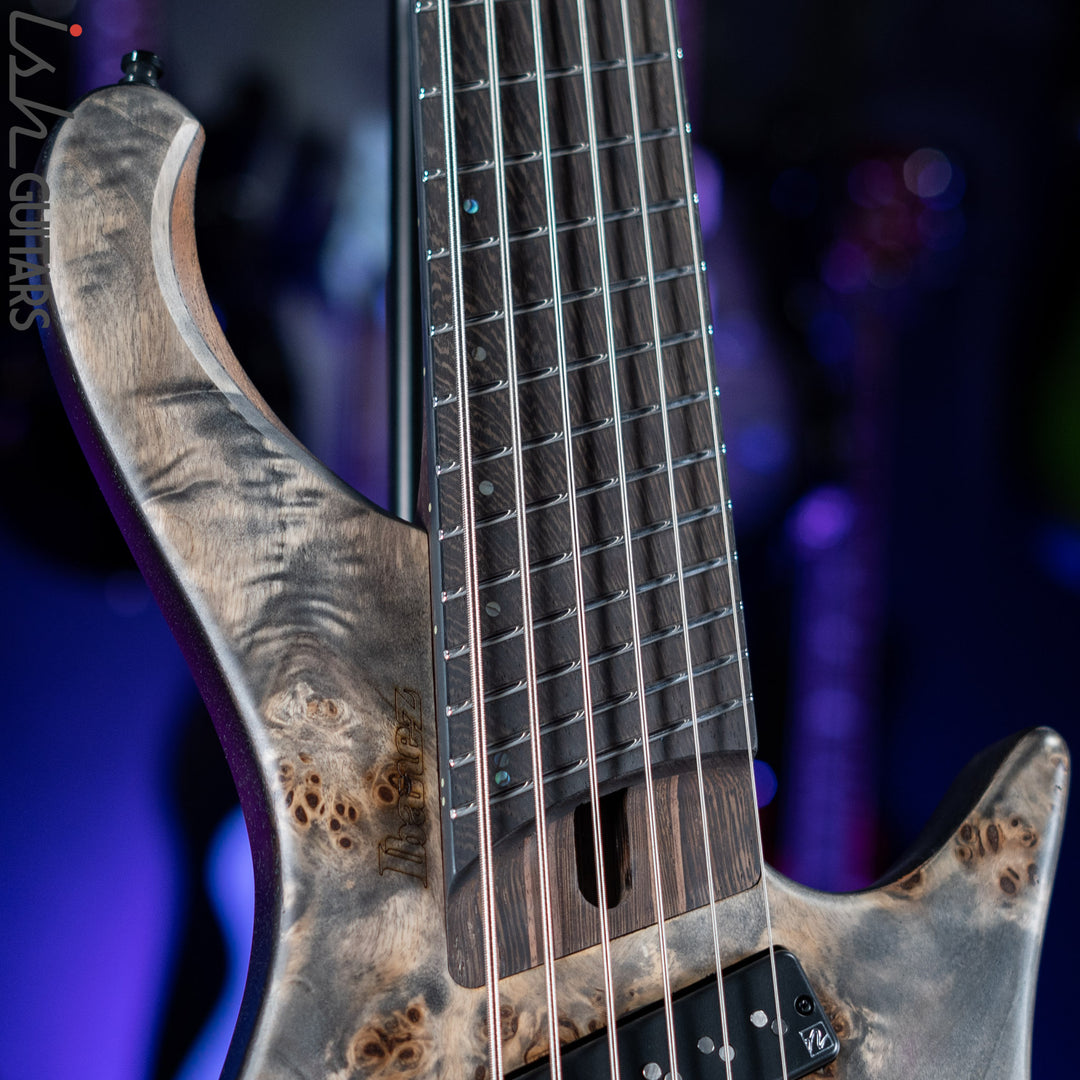 Ibanez EHB1506MS Headless Bass Black Ice Flat