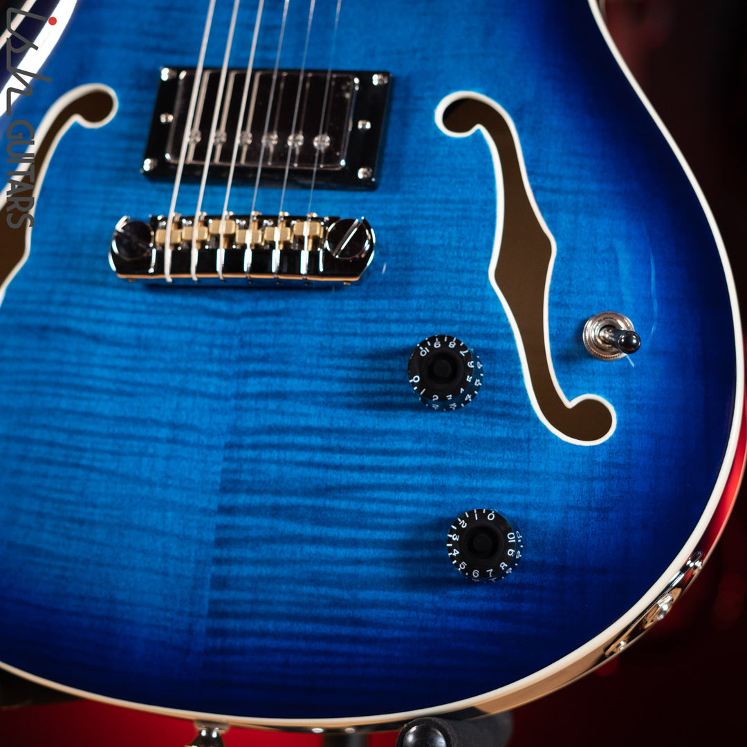 PRS SE Hollowbody II Faded Blue Burst