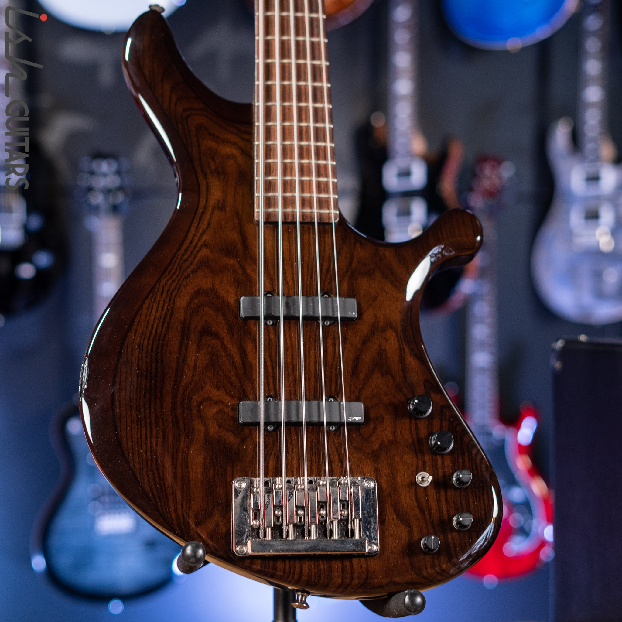 2011 Ibanez Prestige G105 Grooveline 5-String Bass Transparent