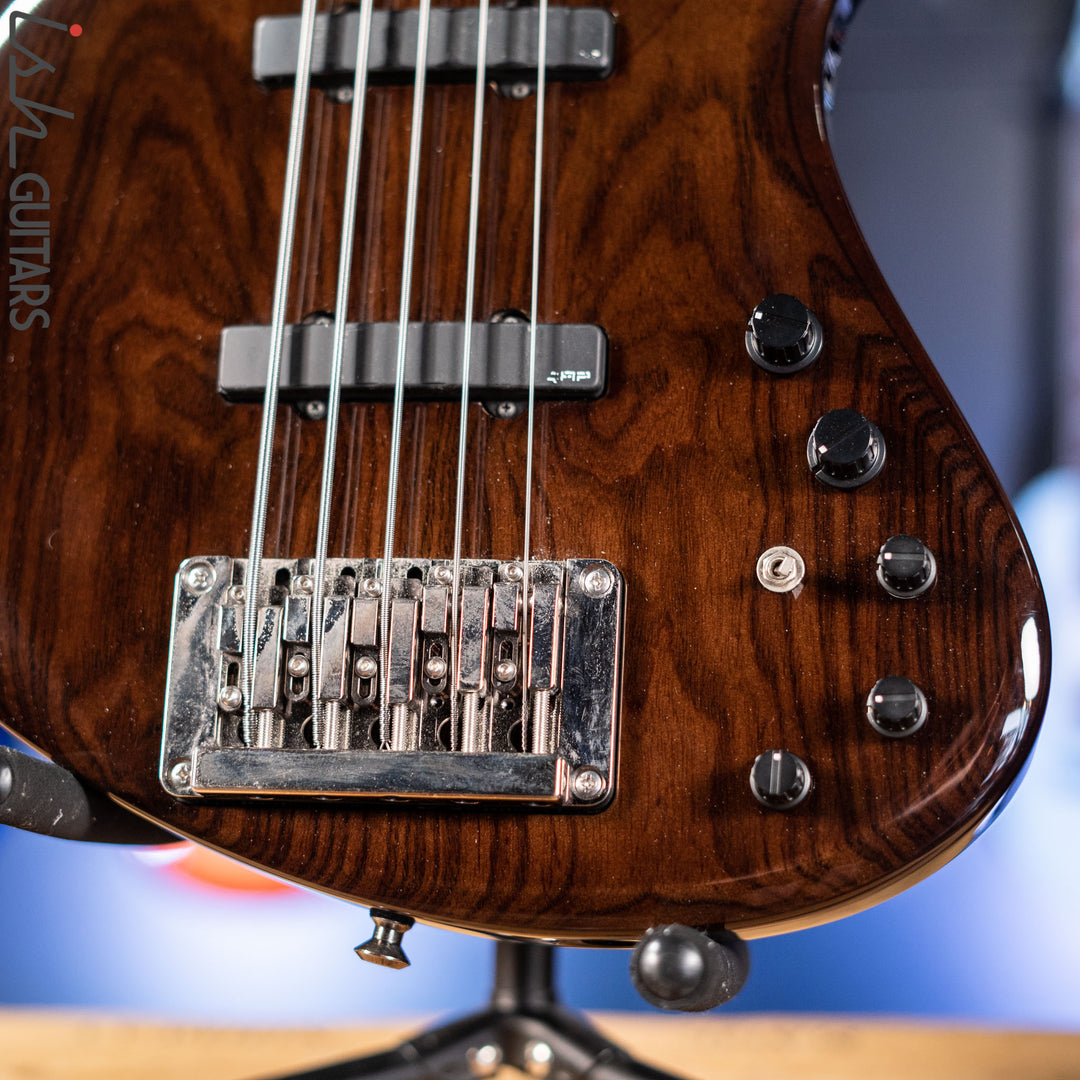2011 Ibanez Prestige G105 Grooveline 5-String Bass Transparent Espresso