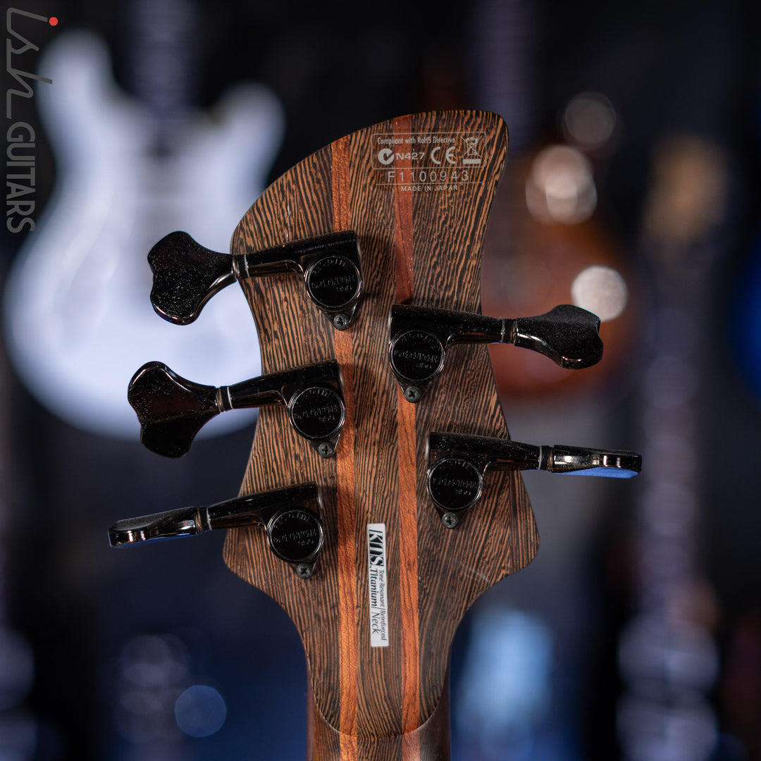 2011 Ibanez Prestige G105 Grooveline 5-String Bass Transparent Espresso