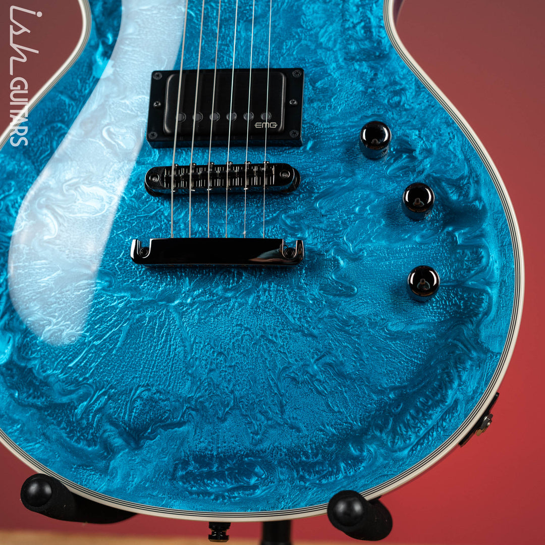 ESP Eclipse Custom Blue Liquid Metal