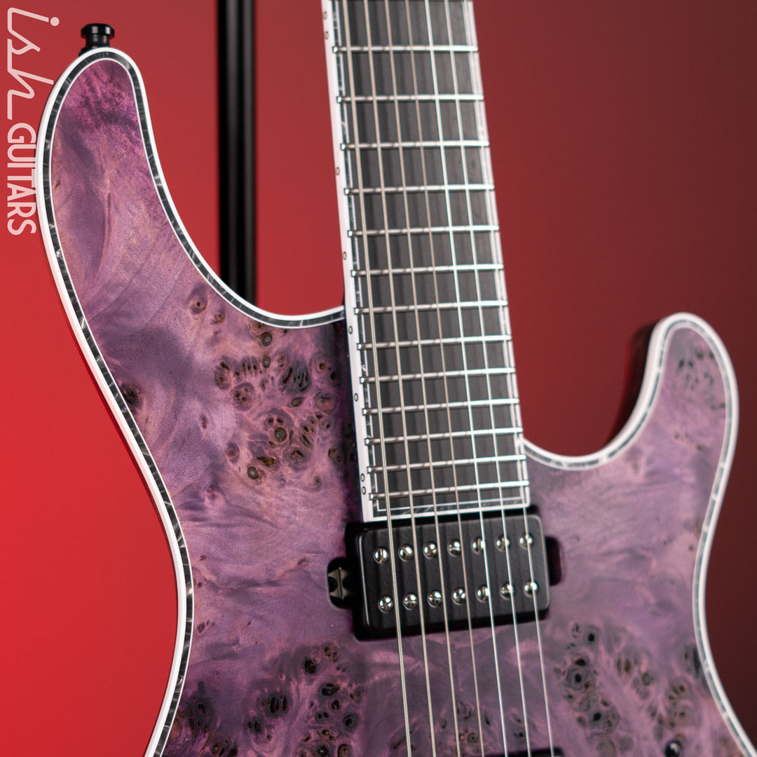 Mayones Regius 7 7-String Electric Guitar Antique Violet Raw