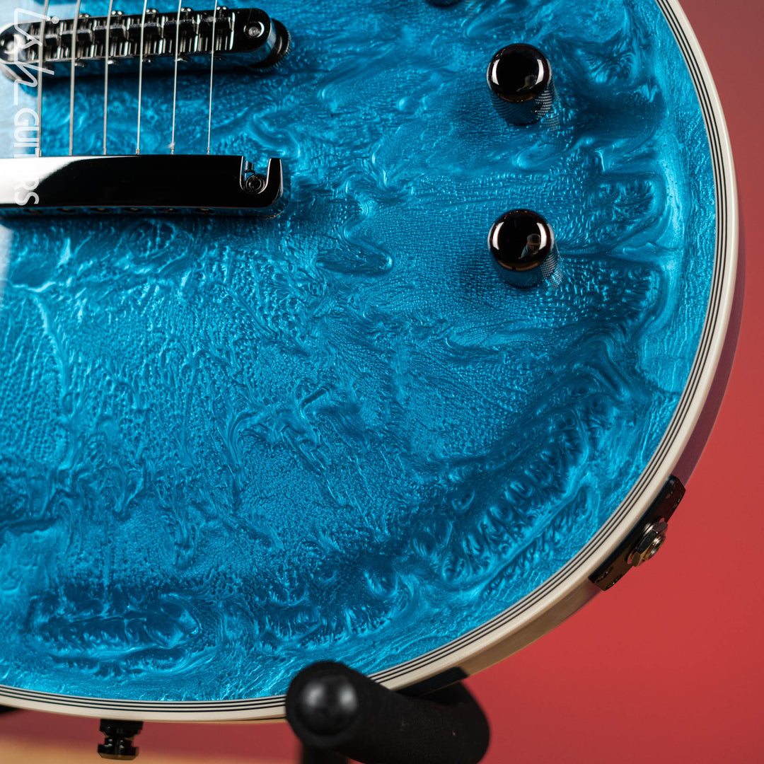 ESP Eclipse Custom Blue Liquid Metal