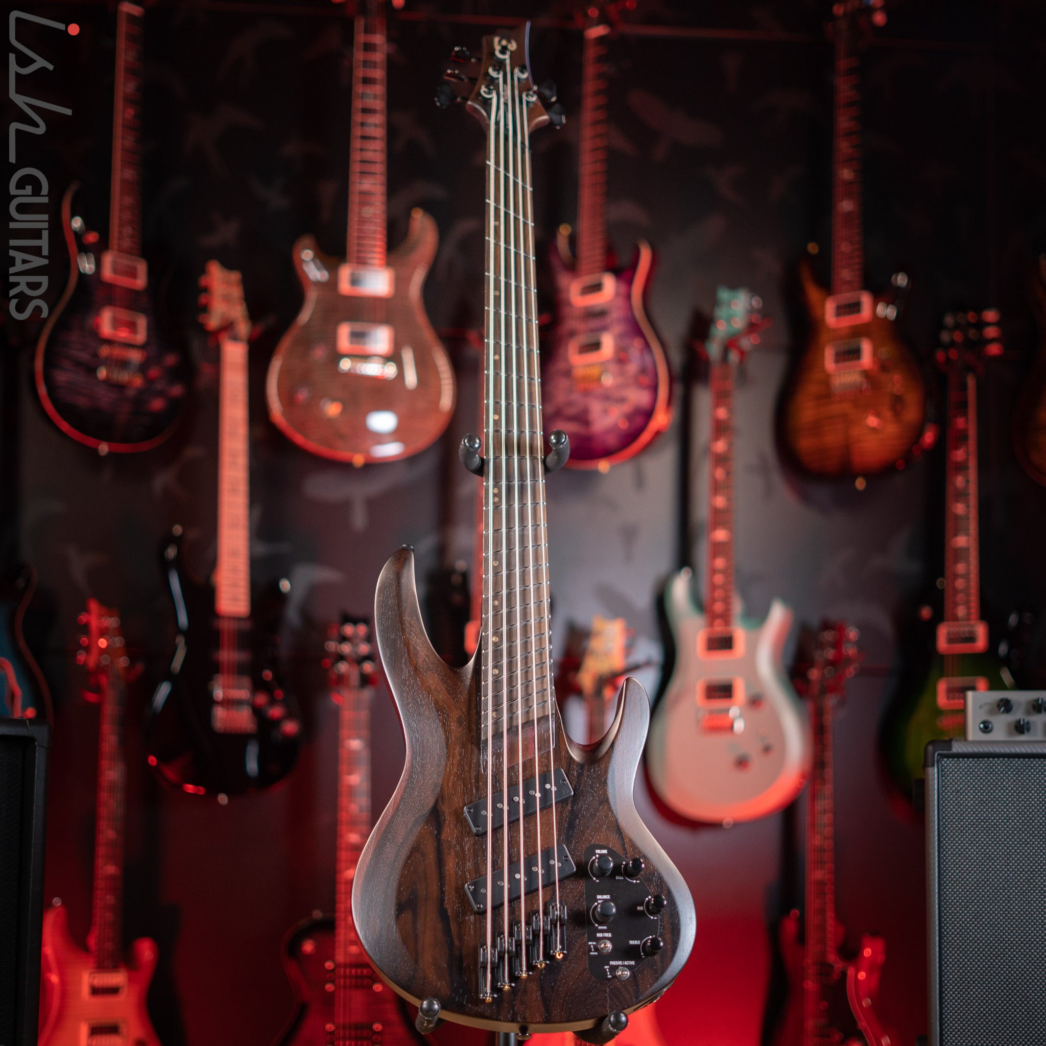 ESP LTD B1005MS Multi-Scale 5-String Bass Ziricote Top Natural