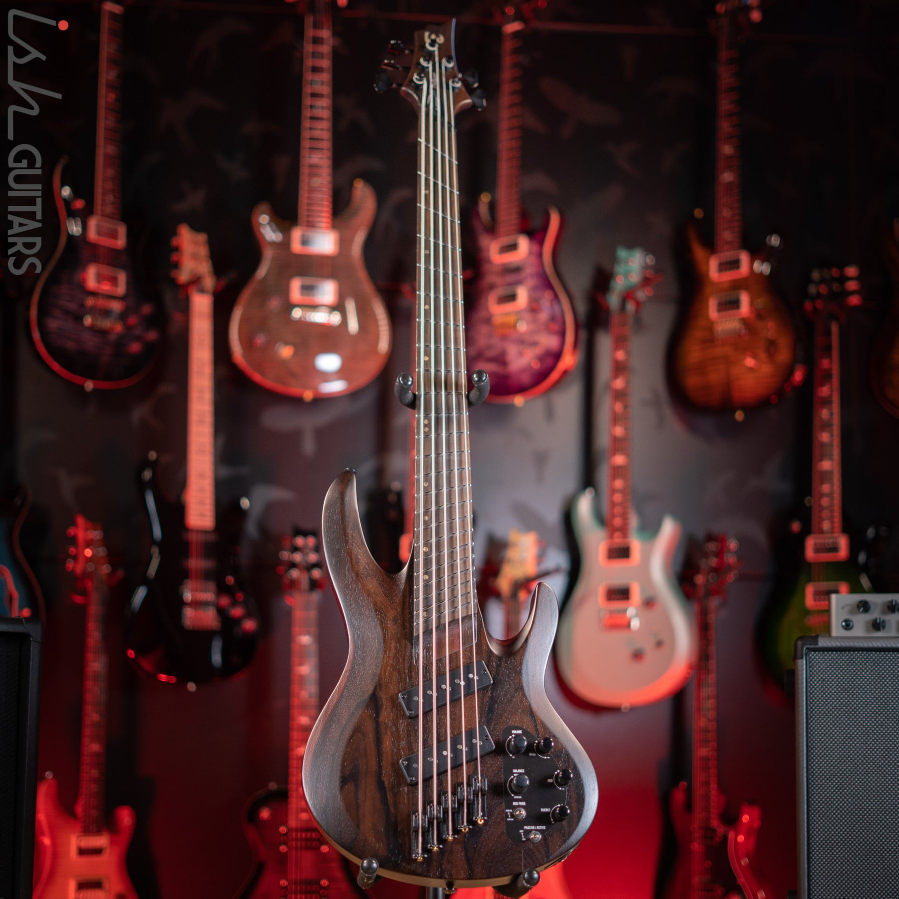 ESP LTD B1005MS Multi-Scale 5-String Bass Ziricote Top Natural 