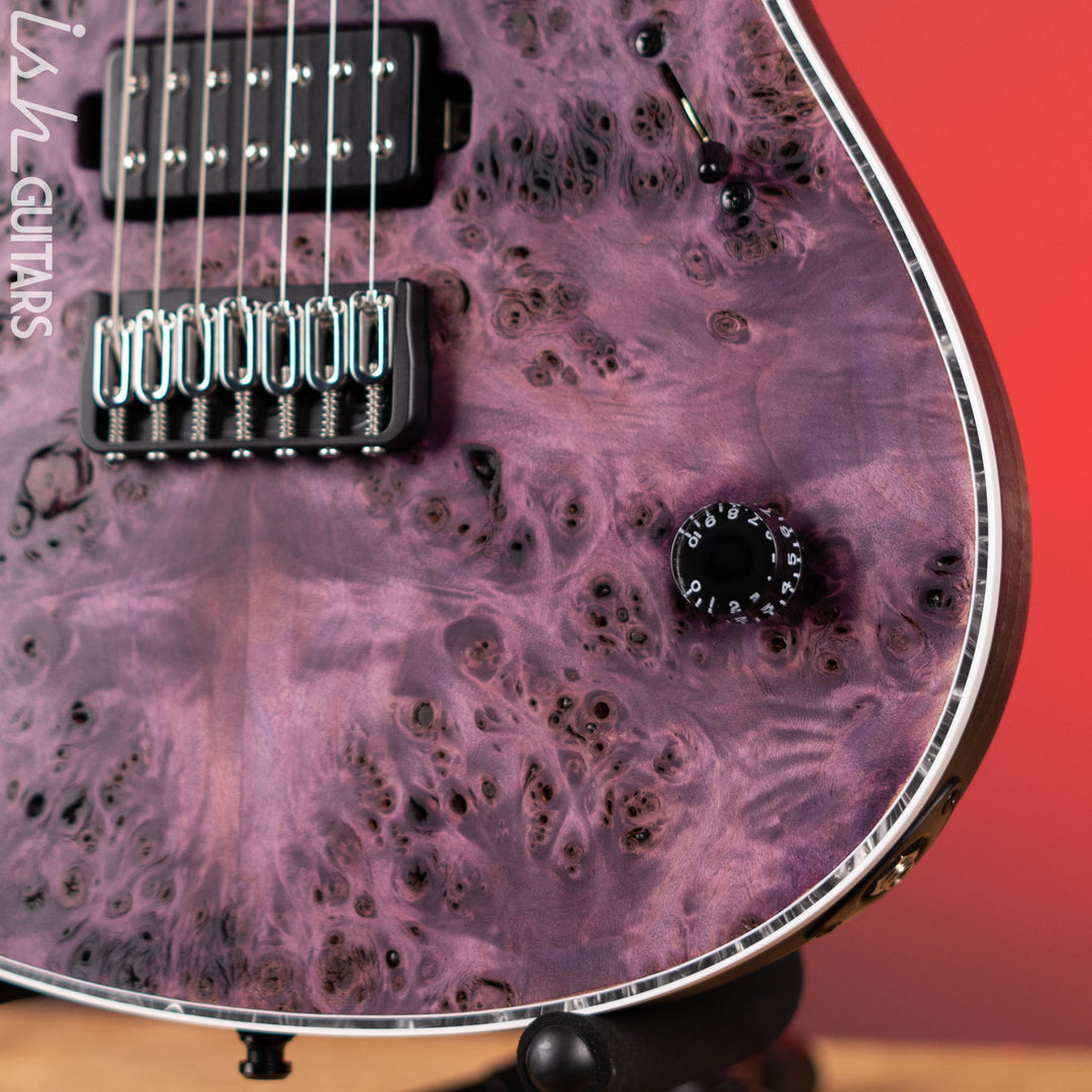 Mayones Regius 7 7-String Electric Guitar Antique Violet Raw