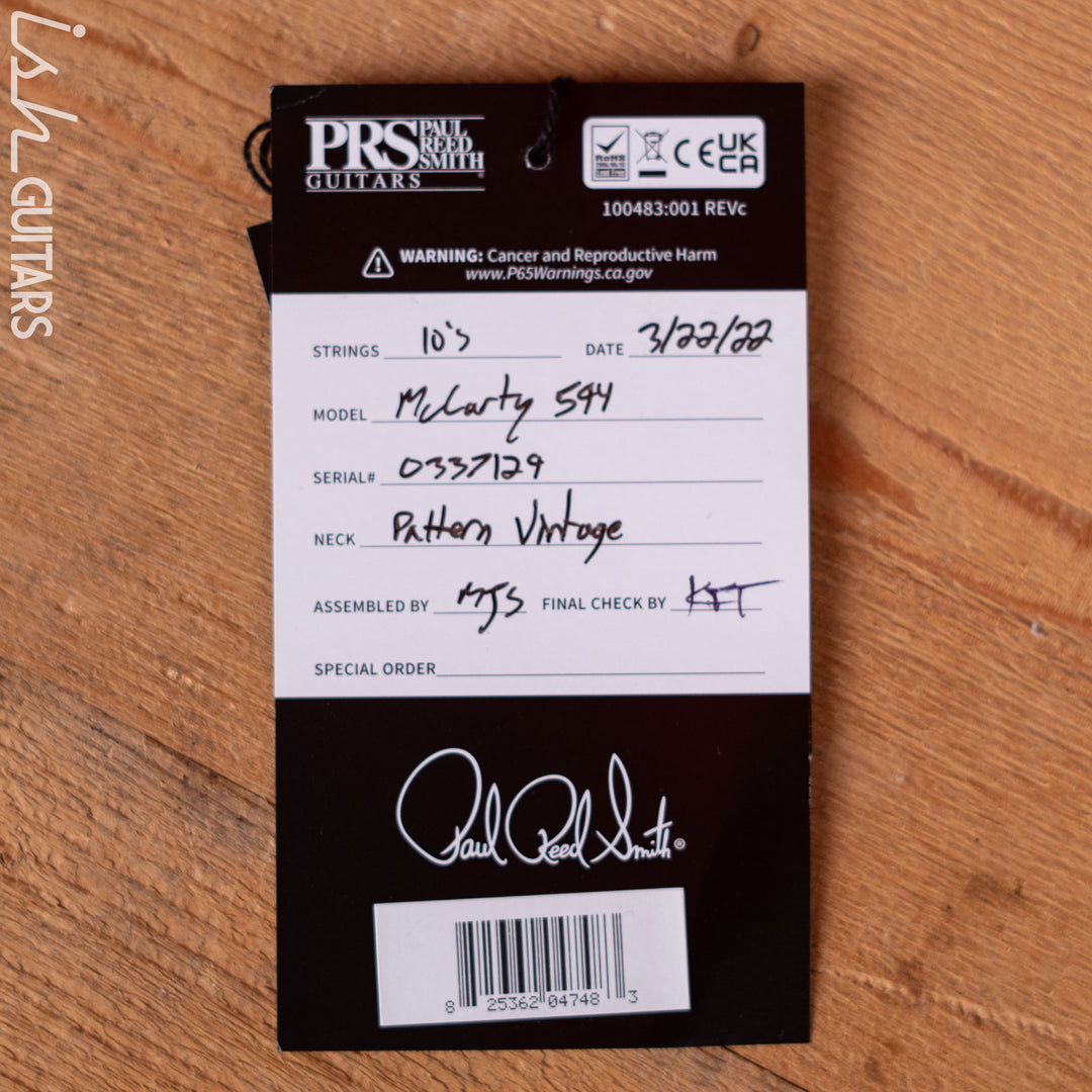 PRS McCarty 594 Electric Guitar Purple Iris Gloss