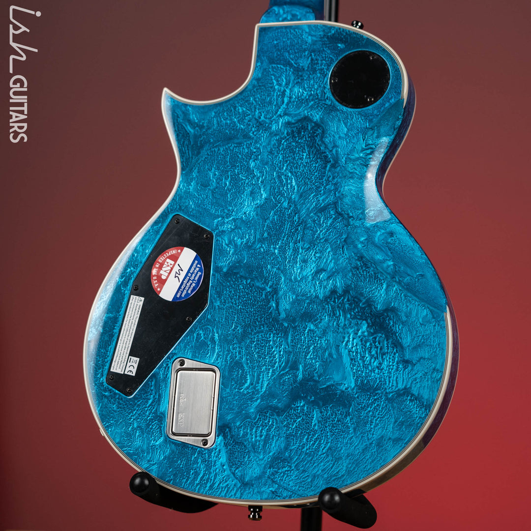 ESP Eclipse Custom Blue Liquid Metal