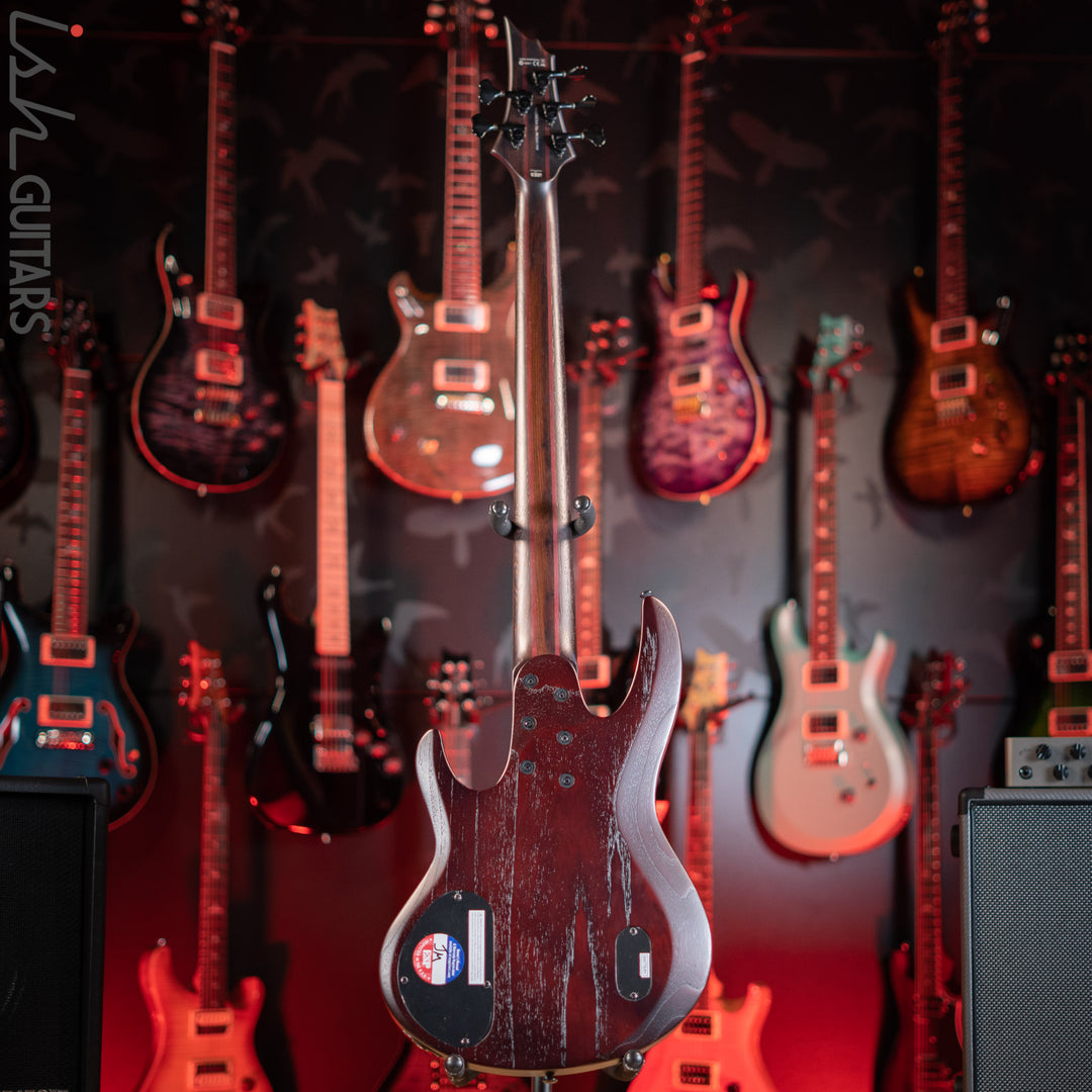 ESP LTD B1005MS Multi-Scale 5-String Bass Ziricote Top Natural Satin Demo