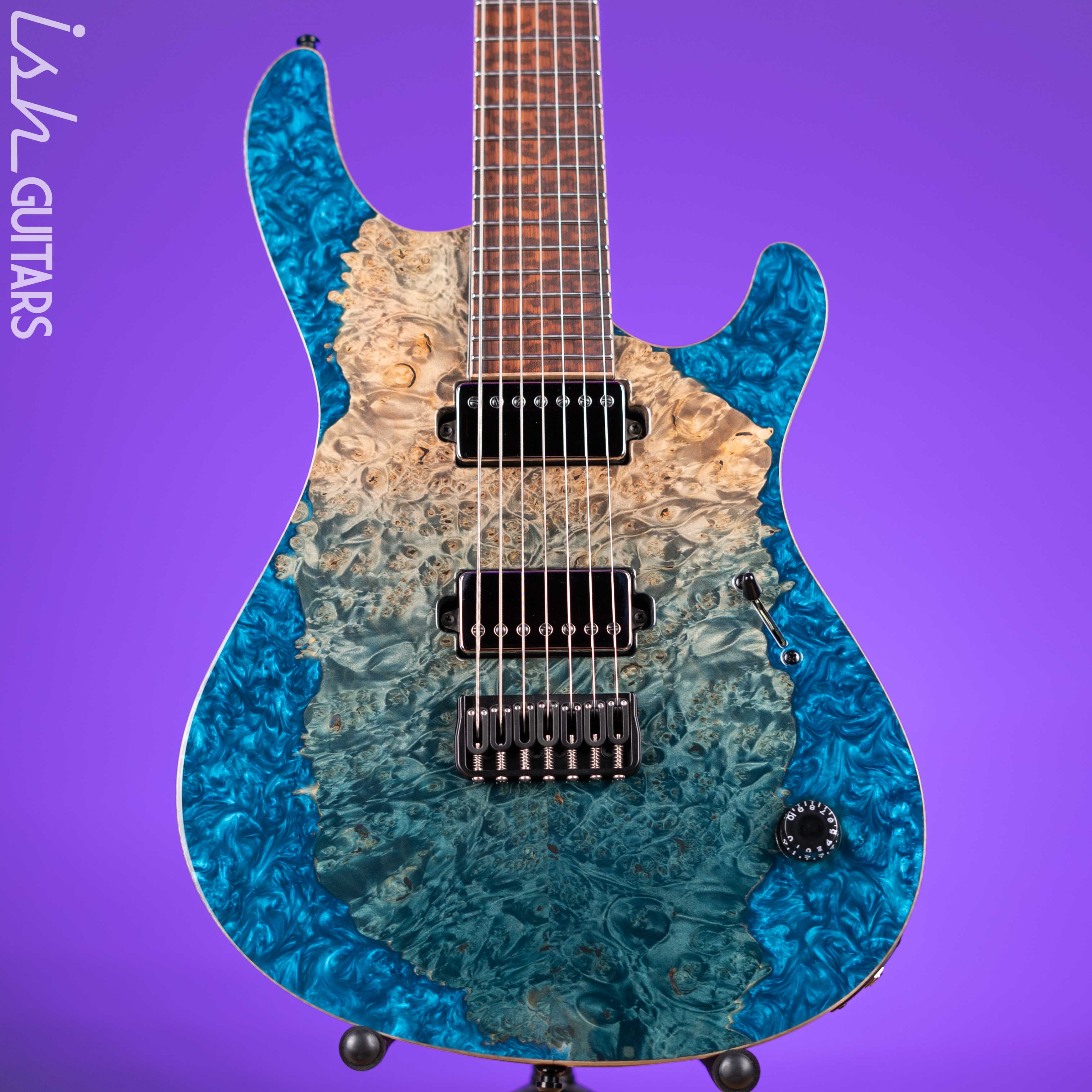 Mayones Regius 7 7-String 40th Anniversary Transparent Beach Fade