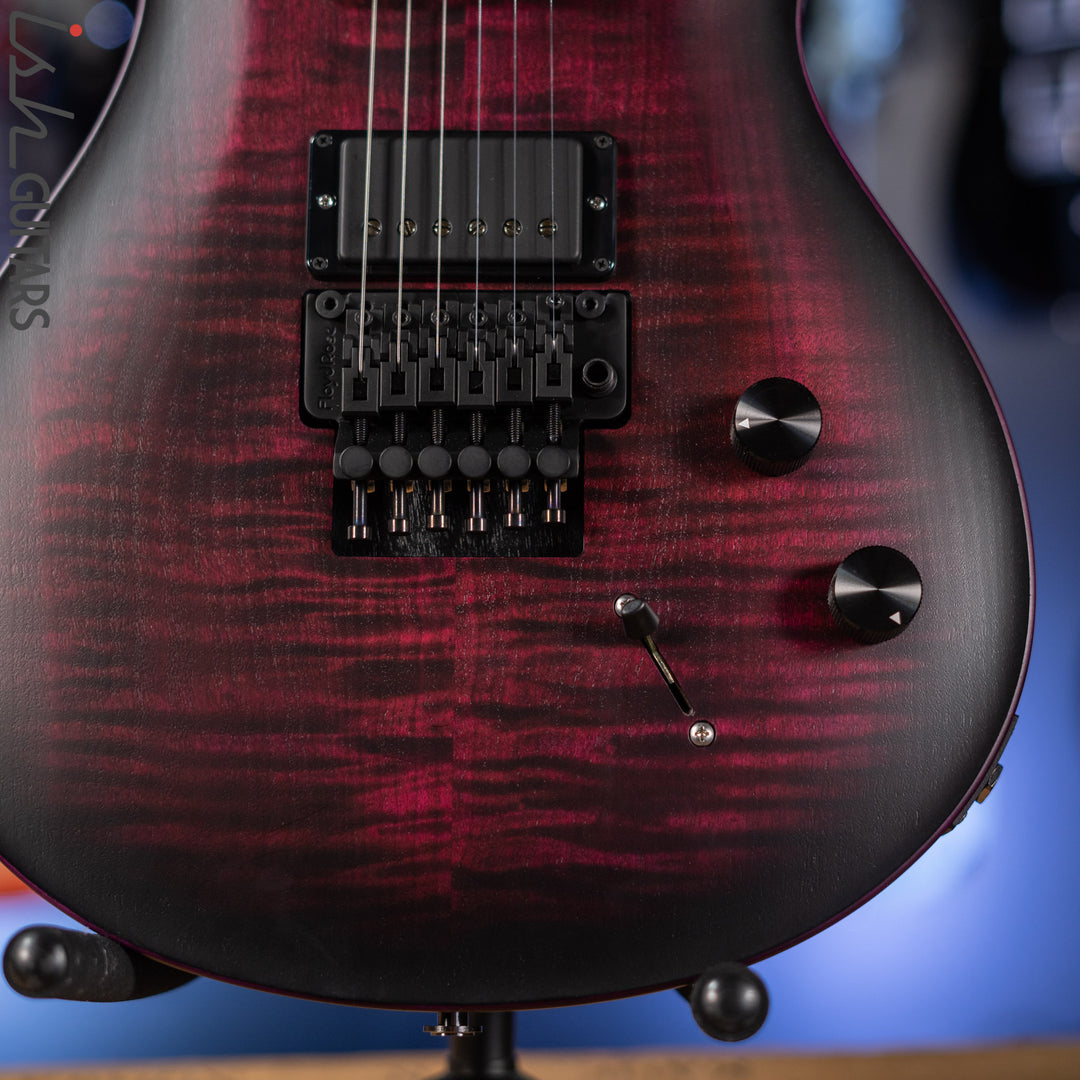 PRS Dustie Waring Signature CE 24 Floyd Waring Burst Custom Color Red Binding