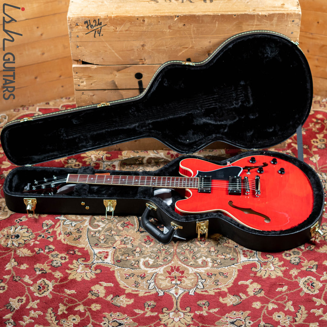 Heritage Standard H-535 Semi-Hollow Electric Guitar Trans Cherry Red