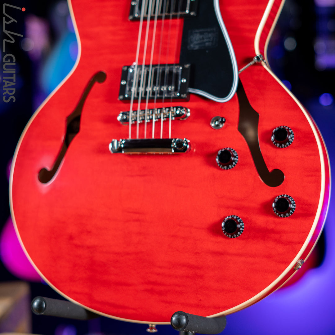 Heritage Standard H-535 Semi-Hollow Electric Guitar Trans Cherry Red