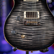 PRS McCarty Lefty Wood Library Charcoal Burst 10 Top Flame Maple