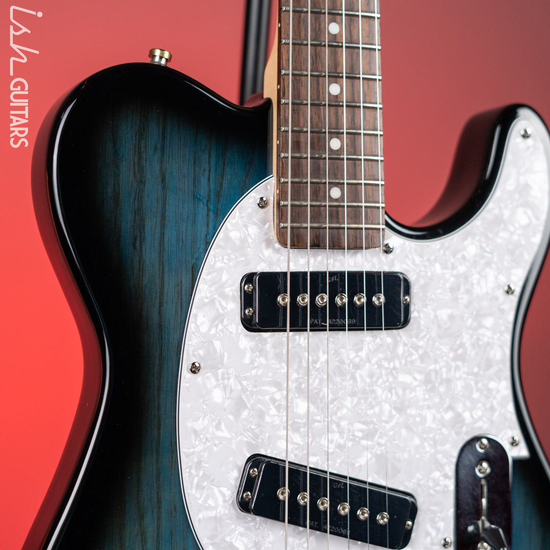 2007 G&amp;L ASAT Special Tribute Blue Burst