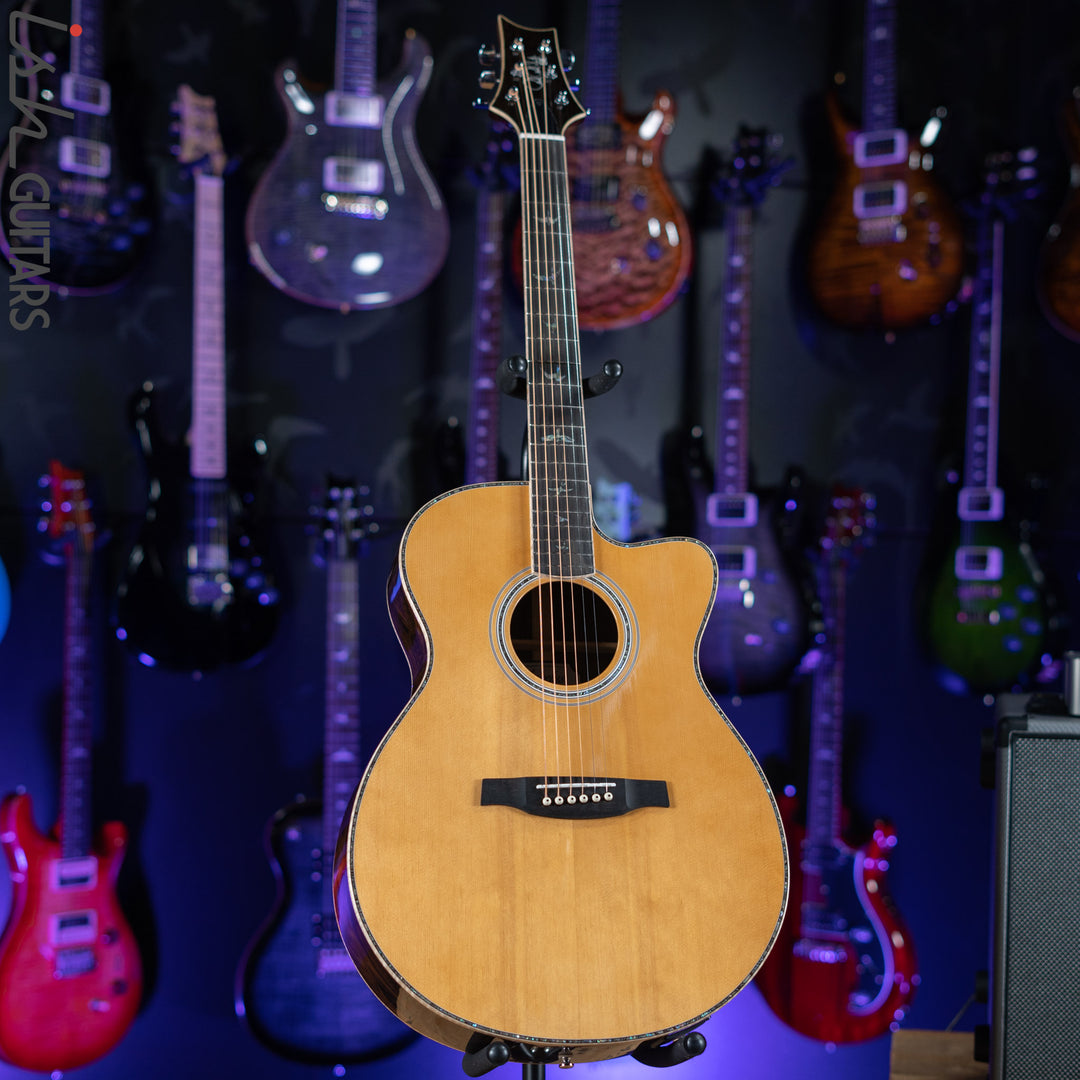 PRS SE A60E Angelus Acoustic Electric Guitar Ziricote Demo
