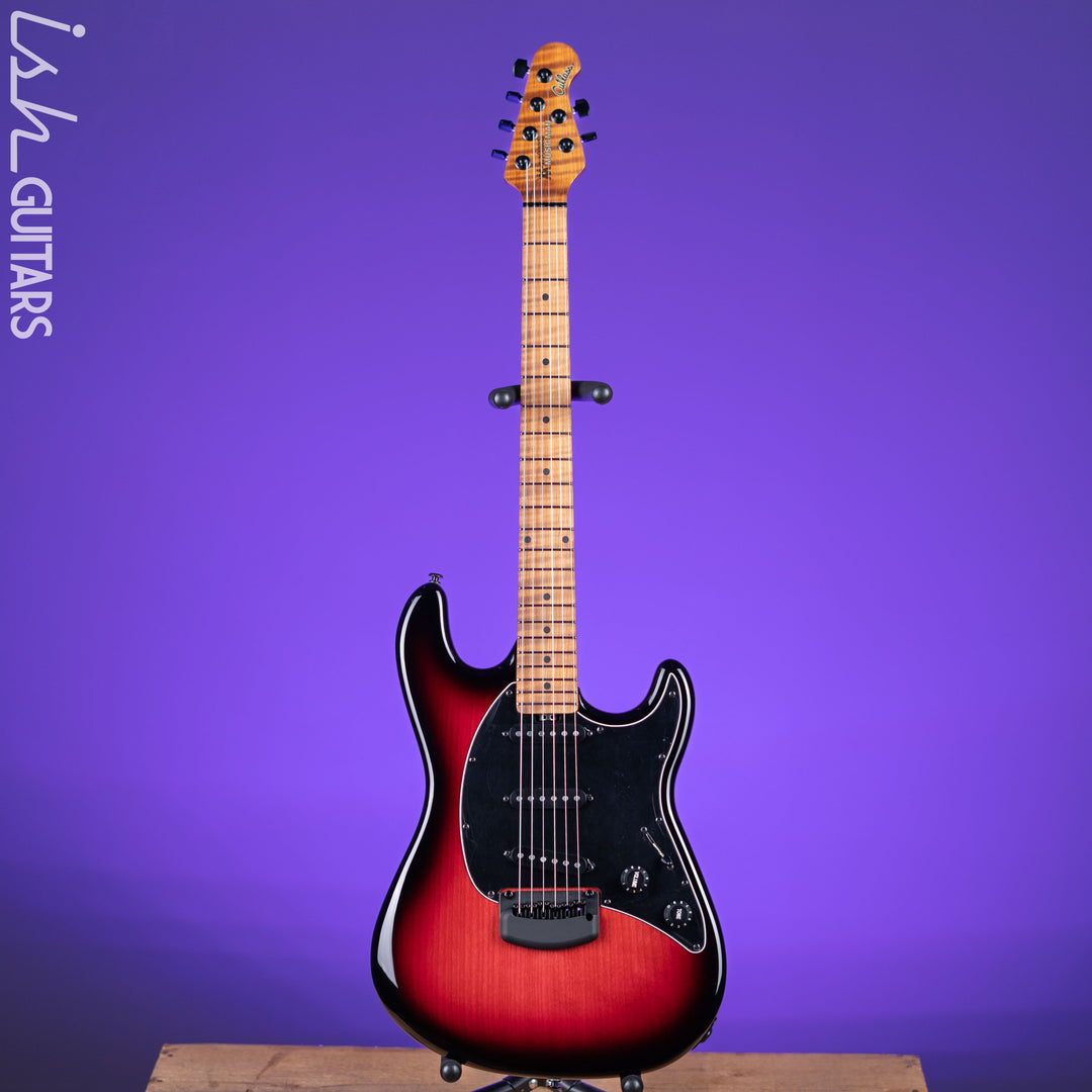 Ernie Ball Music Man Cutlass HT SSS Trem Raspberry Burst