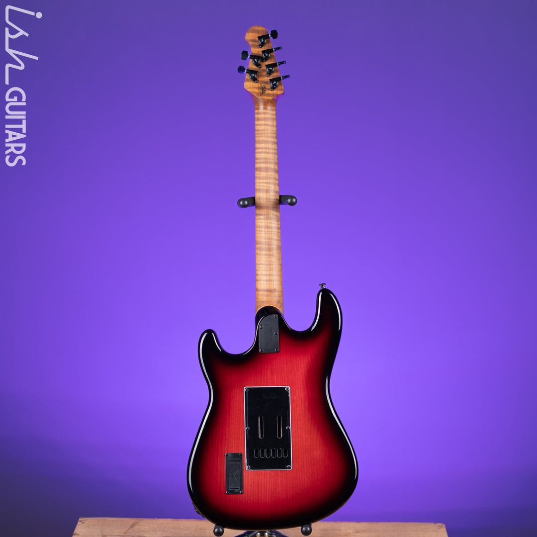 Ernie Ball Music Man Cutlass HT SSS Trem Raspberry Burst