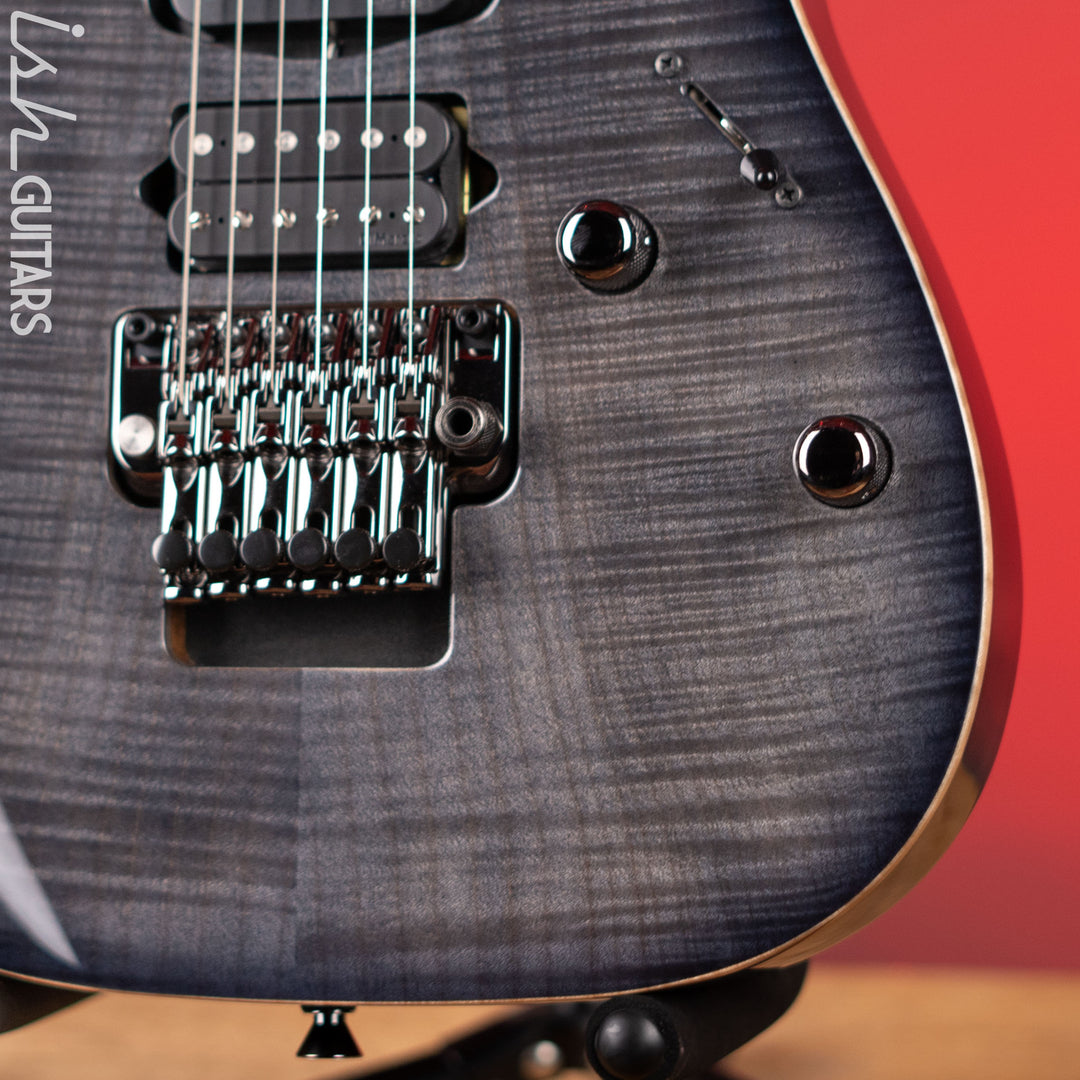Ibanez J Custom RG8570Z Black Rutile Gloss