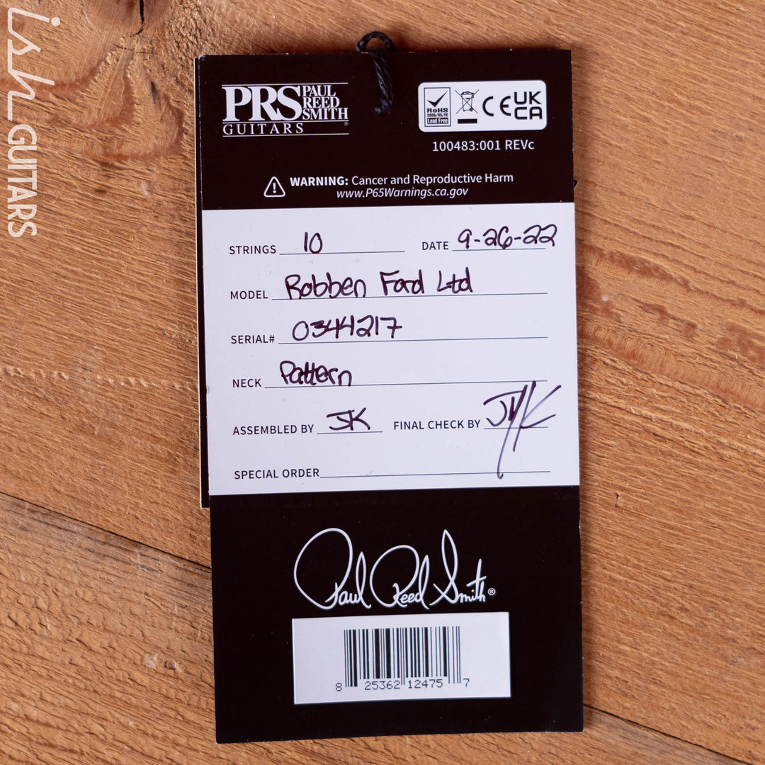 PRS Robben Ford Limited Edition McCarty