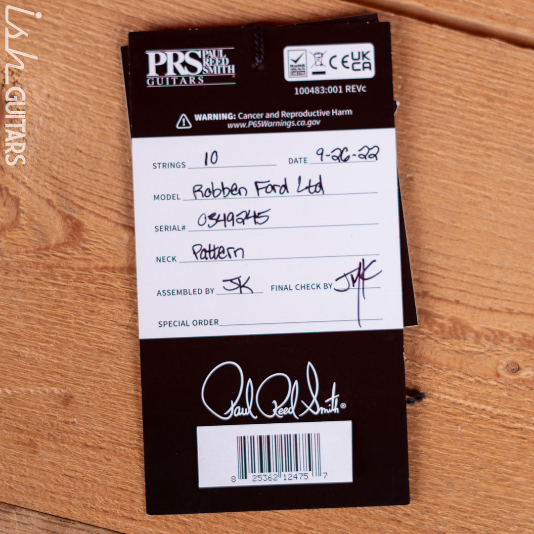 PRS Robben Ford Limited Edition McCarty
