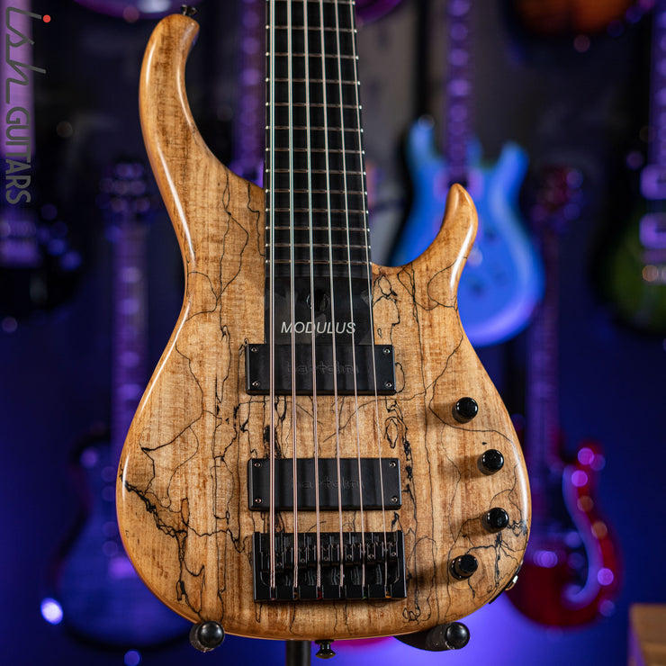 2006 Modulus Q6 Quantum 6-String Bass Natural Spalt Maple – Ish Guitars