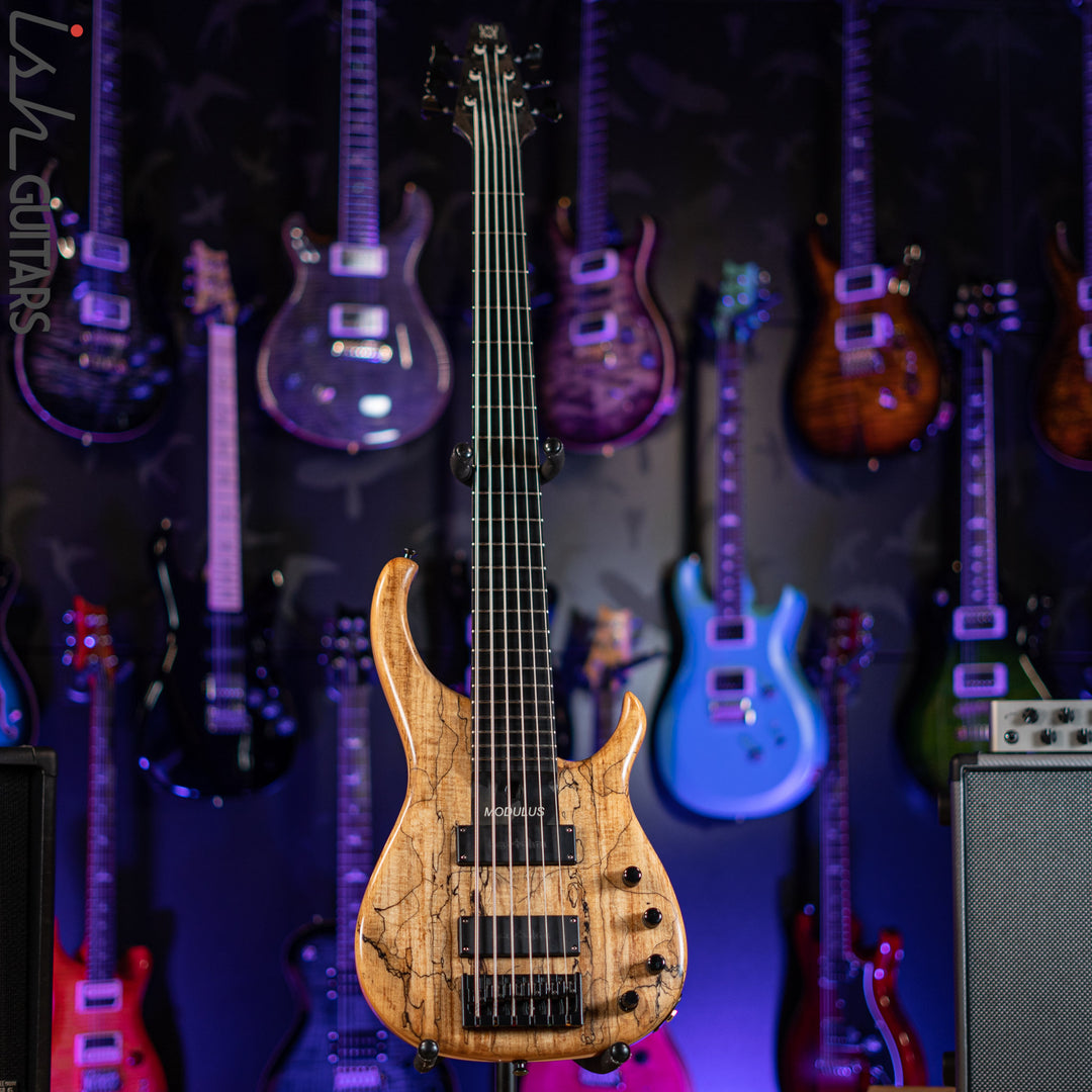 2006 Modulus Q6 Quantum 6-String Bass Natural Spalt Maple