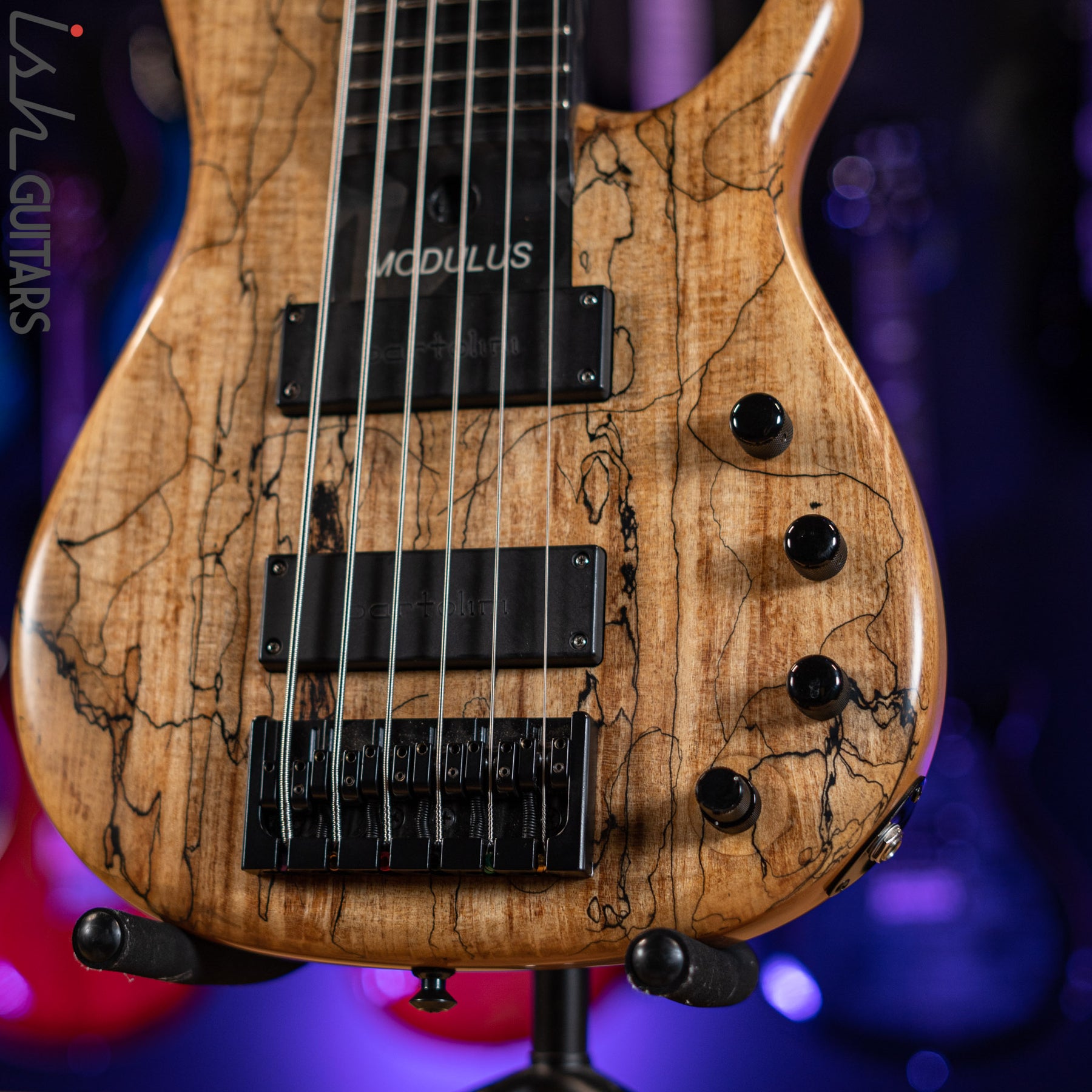 2006 Modulus Q6 Quantum 6-String Bass Natural Spalt Maple – Ish Guitars