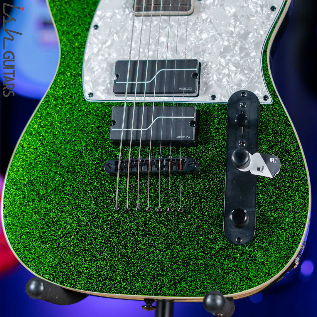 ESP LTD SCT-607 Baritone Green Sparkle Store Demo