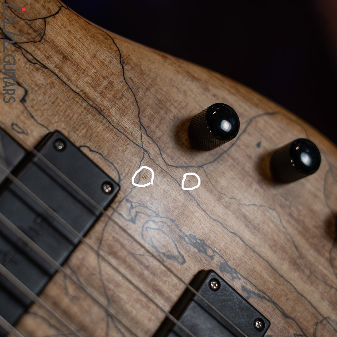 2006 Modulus Q6 Quantum 6-String Bass Natural Spalt Maple